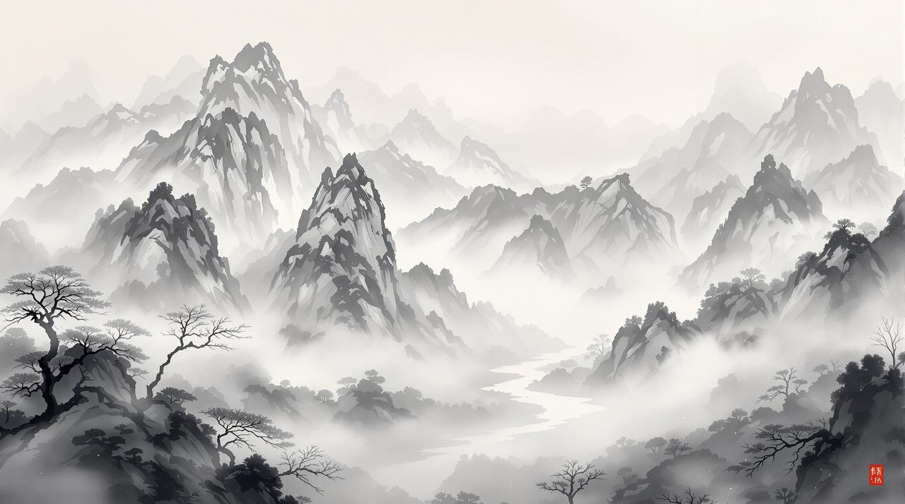 墨韵山水：中国画卷 - 四库影视HD高清在线观看